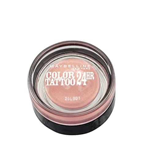 Image of Maybelline Waterproof Cream Eyeshadow, Maybelline Color Tattoo Pots, 24 Hour Long-Lasting Tattoo Intensity, Smudge-Proof & Crease-Resistant Eye Makeup, Ultra-Saturated Colour, 65 Pink Gold 24h