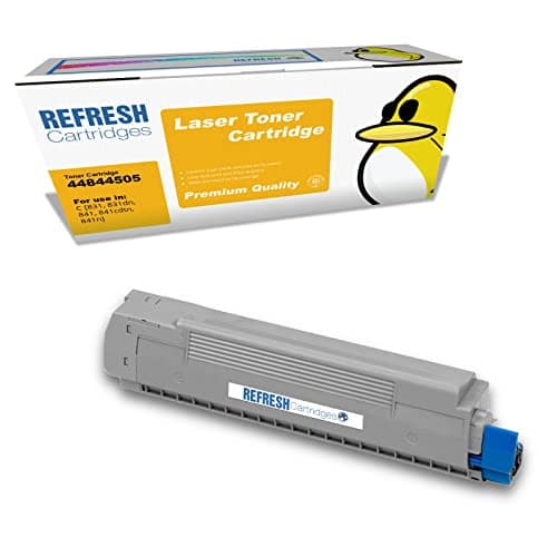 Image of Refresh Cartridges Remanufactured Toner Cartridge Replacement for OKI 44844505 (Yellow)