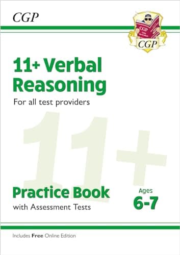Image of 11+ Verbal Reasoning Practice Book & Assessment Tests - Ages 6-7 (for all test providers) (CGP 11+ Ages 6-7)