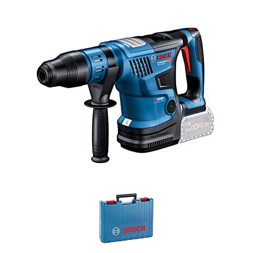 Image of Bosch Professional 18V System Cordless Rotary Hammer BITURBO GBH 18V-36 C (incl. GCY 42 Bluetooth Module, Aux. Handle, Machine Cloth, Grease Tube, Carrying Case, Without Battery/Charger)