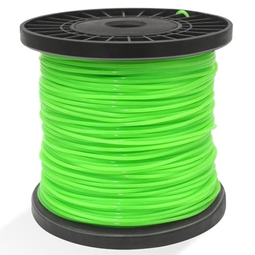 Image of Zeqeey Grass Trimmer Line, 2.0 mm x 150 m Replacement Universal Round Nylon Strimmer String Cord, 0.08" - 492ft