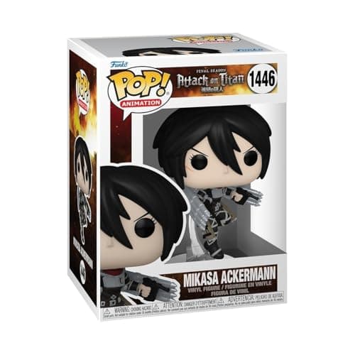 Image of Funko POP! Animation: AoT - Mikasa Ackerman - Attack on Titan - Collectable Vinyl Figure - Gift Idea - Official Merchandise - Toys for Kids & Adults - Anime Fans - Model Figure for Collectors