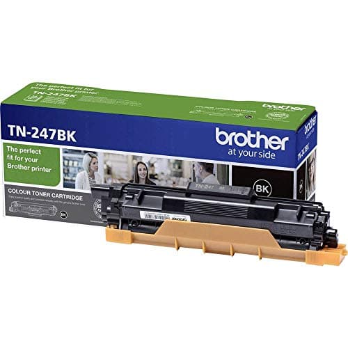 Image of Brother TN-247BK Toner Cartridge, Black, Single Pack, High Yield, Includes 1 x Toner Cartridge, Genuine Supplies