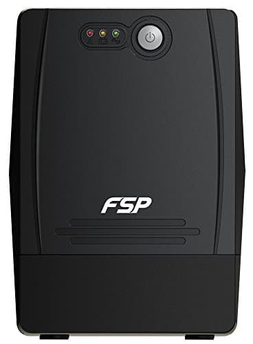 Image of FSP Fortron FP 1000 Line-Interactive UPS 1000 VA / 600 W, 4x Schuko, Input Voltage Range 162-290 VAC, 60/50 Hz (Auto Sensing), Simulated Sine Wave Curve, Cold Start Function, Sound Alarm, Black
