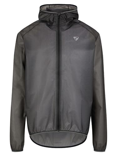 Image of Ziener Men's Natius Rain Jacket-Cycling, Mountain Bike, Outdoor-Waterproof, Breathable, Super Light, Black, 48 (EU)