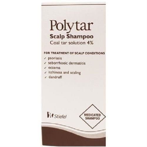 Image of SIX PACKS of Polytar Scalp Shampoo 150ml