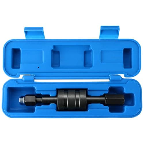 Image of DASBET Diesel Injector Puller Tool Fuel Injector Removal Set with M8 M12 M14 Thread Adaptors Slide Hammer Extractor Common Rail Injector Remover for Bosch Lucas diesel injectors