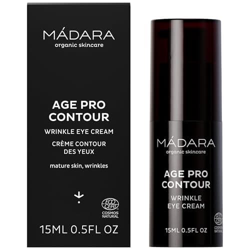 Image of MÁDARA Age Pro Contour Wrinkle Eye Cream 15 ml – Firming Anti‑Wrinkle Under‑Eye Treatment with Hyaluronic Acid, Peptides & Botanical Extracts to Lift, Hydrate and Smooth The Delicate Eye Area