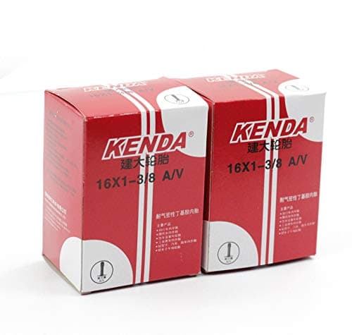 Image of KENDA 2pcs Inner Tubes 16" 349 1 3/8 for Brompton Bike Schrader Valve(A/V)