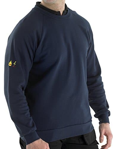Image of CLICK FLAME RETADANT ANTI-STATIC SWEATSHIRT NAVY BLUE XXXXXL