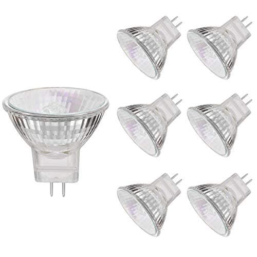 Image of VINBE MR11 Halogen Light Bulbs, 20W 12V MR11 GU4 Halogen Spot Bulbs Lamp, Warm White,Pack of 6