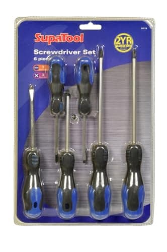 Image of SupaTool Screwdriver Set 6 Piece