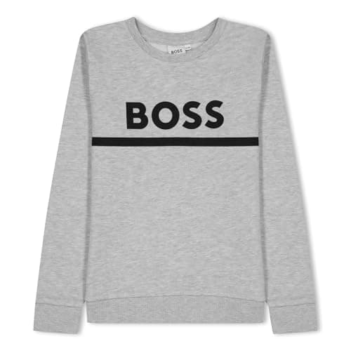 Image of BOSS Kids Large Logo Sweat Baby Grey 8 Years
