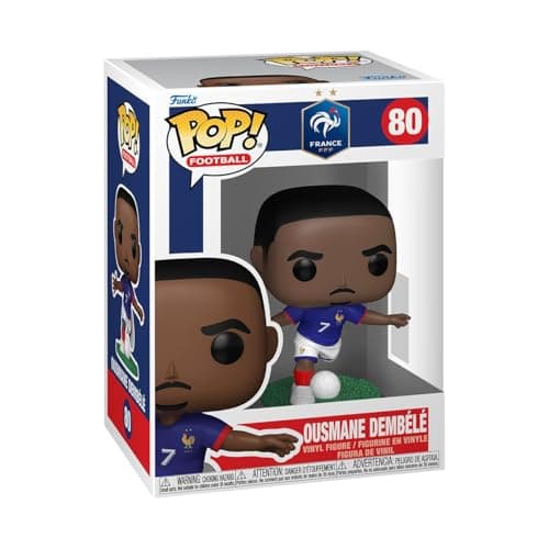 Image of Funko POP! Football: France - Ousmane Dembele - Collectable Vinyl Figure - Gift Idea - Official Merchandise - Toys For Kids & Adults - Model Figure for Collectors and Display