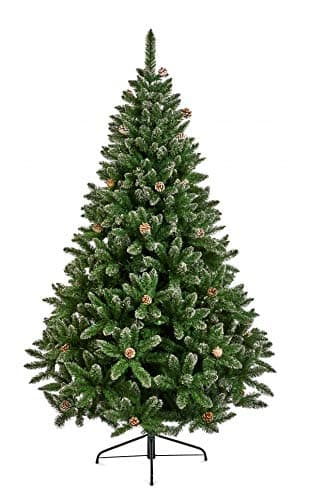 Image of Premier 6ft Rocky Mountain Pine Snow Tipped Christmas Tree - Green