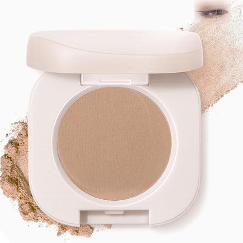 Image of Nude Brown Single Eyeshadow, Cool-Tone Pressed Powder with Smooth Creamy Texture, Buildable Colour & Blendable Soft Matte Finish for Natural Everyday and Eye Contour Makeup