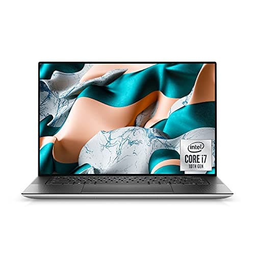 Image of Dell XPS 15 9500 15.6 inch FHD+ Laptop, Intel Core i7-10750H, 8GB RAM, 512GB SSD, NVIDIA GeForce GTX 1650Ti 4GB, Backlit Keyboard, Fingerprint Reader, Windows 10 Home, (Silver)