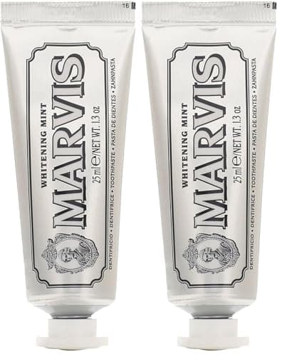 Image of Marvis Travel Whitening Mint Toothpaste for Smokers (Pack of 2)