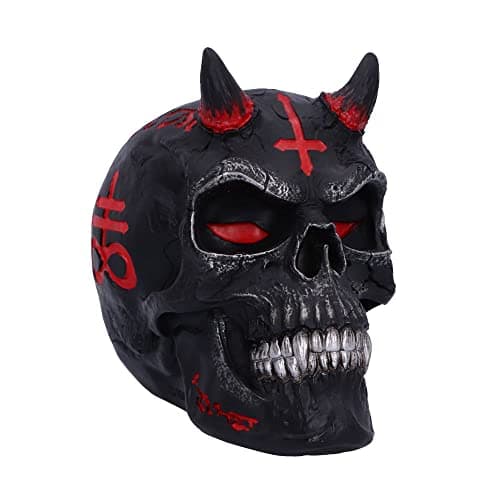 Image of Nemesis Now James Ryman Infernal Skull, Black, 20cm