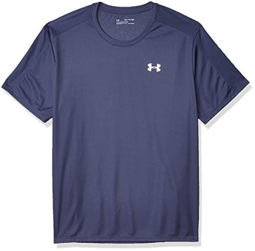 Image of Under Armour Men's Speed Stride Short Sleeve T-Shirt, Blue Ink (497)/Reflective, Medium