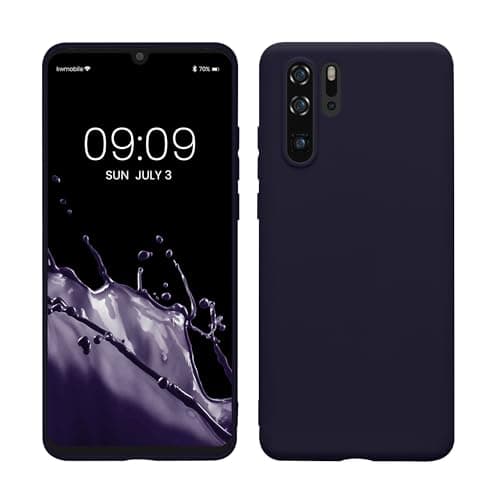 Image of kwmobile Case for Huawei P30 Pro Case - Soft Cover - Shockproof TPU Material - Wireless Charging - Deep Ocean