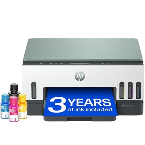 Image of HP Smart Tank 7007 All in One Printer | Perfect for Home | Colour | Wireless | Print, Scan, Copy | Includes up to 3 Years of Ink | Refillable | 2-Sided Printing | Easy Setup | Reliable Wi-Fi