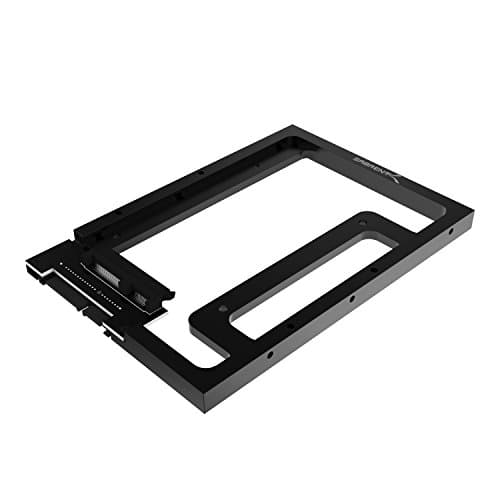 Image of SABRENT 2.5" to 3.5" SSD Mounting Bracket – Internal Hard Drive Adapter & SATA III Converter for 7mm–15mm 2.5" SSD/HDD – Tool-Free Install – Desktop & Server Bay Compatible (BK-PCBS)