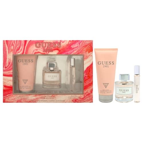 Image of Guess 1981 by Guess for Women - 3 Pc Gift Set 3.4oz EDT Spray, 0.5oz EDT Spray, 6.7oz Body Lotion