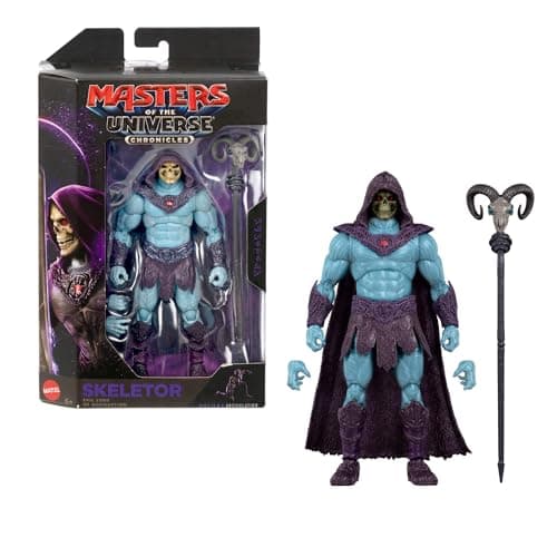 Image of Masters of the Universe Action Figure Chronicles Skeletor, 6.5 Inch Scale 2026 Movie Accurate Villain, Deluxe Articulation, Havoc Staff, Jared Leto, JKJ23
