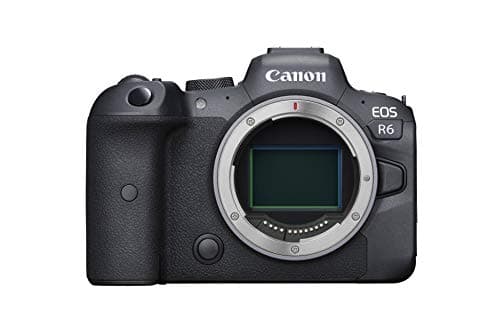 Image of Canon EOS R6 Full-Frame Mirrorless Camera with 4K Video, Full-Frame CMOS Senor, DIGIC X Image Processor, Dual UHS-II SD Memory Card Slots, and Up to 12 fps with Mechnical Shutter, Body Only, Black