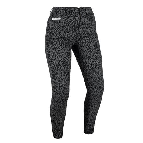 Image of Oxford Women's Original Approved AA Super Stretch Motorcycle Jeans, Leopard, Regular, 12