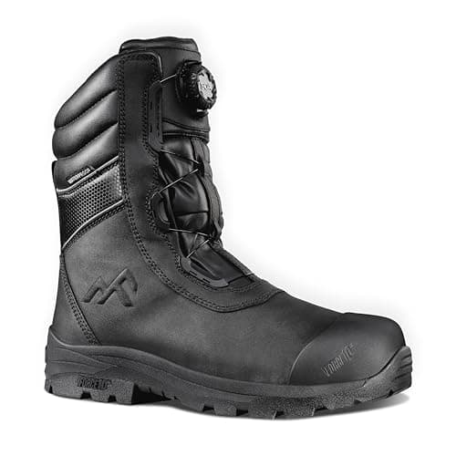 Image of Rock Fall Magma FibreGlass Toe Cap Safety Boot Black Unisex, Fully Waterproof Safety Boots, SRC Slip Rated Work, Heat Resistant Outsole and Internal Metatarsal UK 10