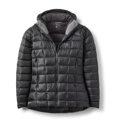 Image of Rab Women’s Mythic Alpine Jacket - Down Insulated Coat for Skiing, Climbing, & Mountaineering - Black - Small