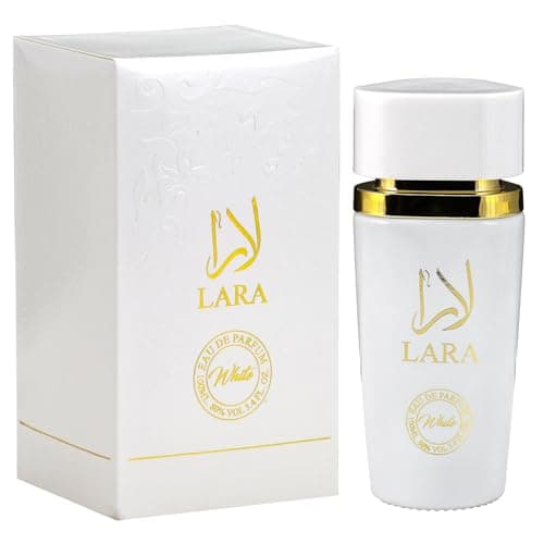 Image of Lara White Eau De Parfum for Women – 100ml | Luxurious Arabian Scent Fragrance Spray with Jasmine, Peach and Amber