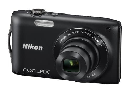 Image of Nikon Coolpix S3300 Digital Camera - Black (16MP, 6x Optical Zoom) 2.7 inch LCD