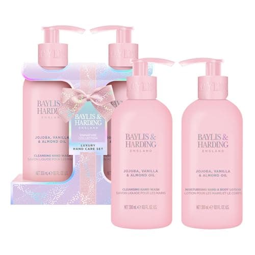 Image of Baylis & Harding Jojoba, Vanilla & Almond Oil Luxury Hand Care Gift Set - Vegan Friendly