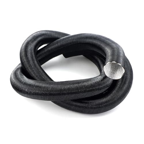 Image of EricAuto 25mm/42mm/60mm/75mm Flexible Air Ducting Pipe Hose for Air Diesel Parking Heater, Compatible with Caravan, Camper, and Vehicle Heating Systems (25mm- 200cm Stretched Length)