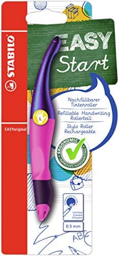 Image of STABILO EASYoriginal Holograph - Ergonomic Rollerball - Left-Handed - Pack of 1 - Magenta