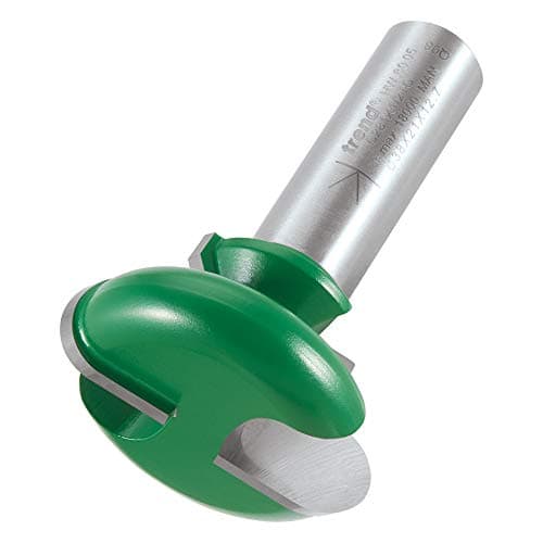 Image of Trend CraftPro Drawer Pull Router Cutter, 1/2 Inch Shank, 38mm Cut Diameter & 6.3mm Cut Radius, Tungsten Carbide Tipped, C281X1/2TC