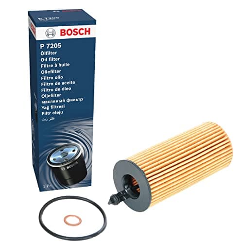 Image of Bosch P7205 Car Oil Filter - Separates Soot and Metal Particles from Engine Oil - Provides Reliable Engine Lubrication