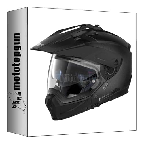 Image of nolan motorbike helmet adventure n70-2 x 06 special black graphite/black size m mototopgun