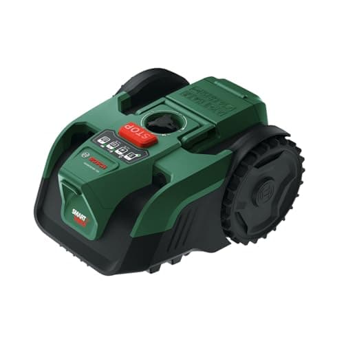 Image of Bosch Cordless Robot Lawn Mower VISIMOW18V-100 (For Lawns up to 100 m², Cutting Width: 16 cm, Height of Cut: 20-60 mm,without Battery)