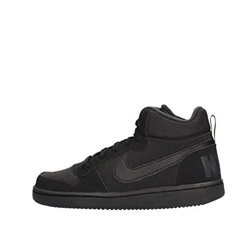 Image of Nike Nike Court Borough Mid (Gs), Boy's Basketball Shoes, Black (Black/Black Black), 5.5 UK (38.5 EU)