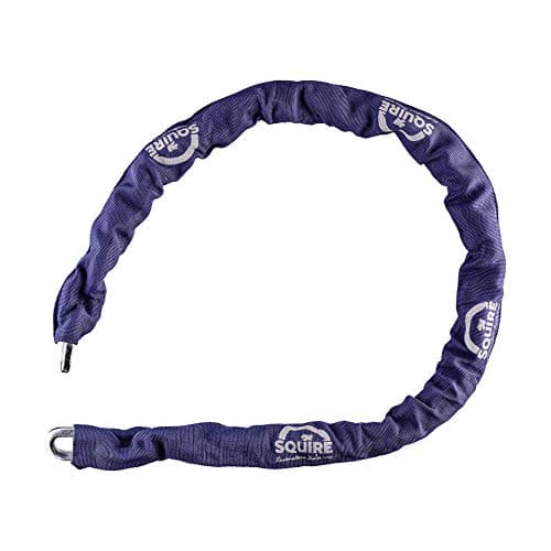 Image of Henry Squire High Security J Hardened Alloy Steel Chain with Black Sleeve, 1200 mm (Length) x 8 mm Link (Diameter)