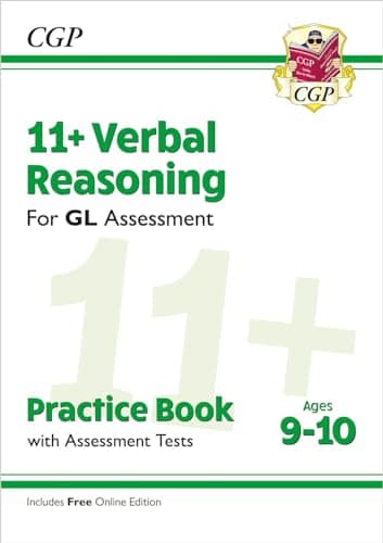 Image of 11+ GL Verbal Reasoning Practice Book & Assessment Tests - Ages 9-10 (with Online Edition) (CGP GL 11+ Ages 9-10)