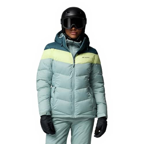 Image of Columbia Women's Abbott Peak 2 Insulated Jacket, Ski Jacket, Crushed Blue/Everblue/Citron Haze, M