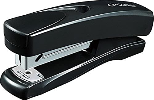 Image of Q-Connect Half Strip Plastic Stapler, Black