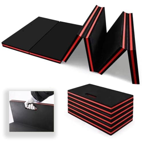 Image of 3-in-1 Mechanics EVA Folding Foam Mat – Waterproof Garage Working Mat with Handle Oil-Resistance, Multi-purpose Cushion for Garage, Workshop, Gardening, Camping & Exercise Gym Workout