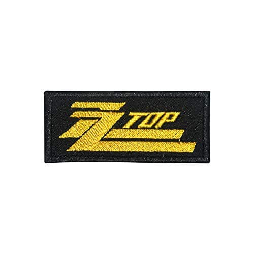 Image of ZZ Top Logo Patch Iron On Sew On Embroidered Patch Badge Applique for Clothes Shirts Jeans etc