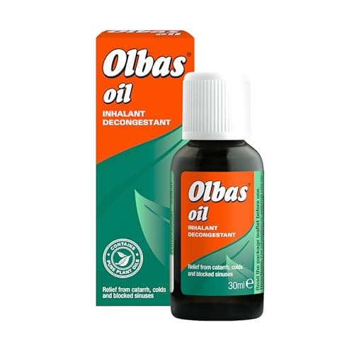 Image of Olbas Oil 30ml - Inhalant Decongestant Oil - Relief from Catarrh, Colds & Blocked Sinuses